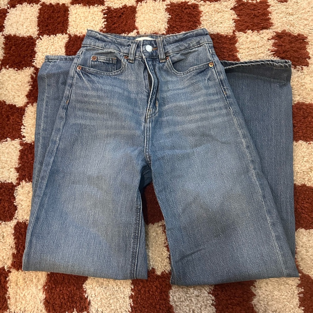 H&M wide leg jeans